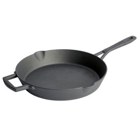 Babish 12 Inch Pre-Seasoned Cast Iron Skillet in Black