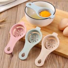 Stem Egg Separator White and Yolk Filter Kitchen Baking Separator Tool (Color: 01)